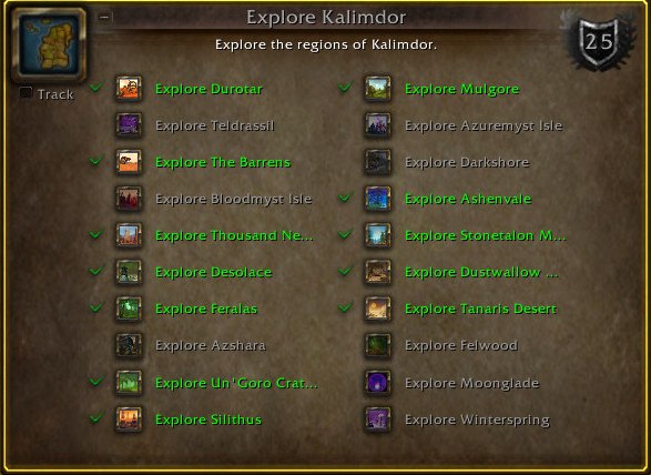Explore Kalimdor