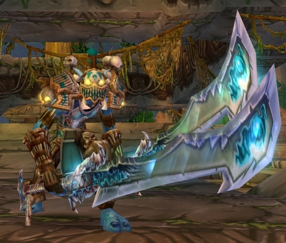 Dual Weilding Zin'rohk, the Destroyer of Worlds