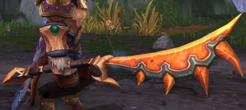 It looks like a slice of fruit with thorns.