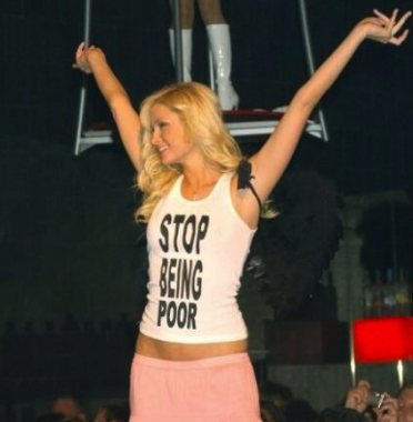 Paris Hilton dropping knowledge.